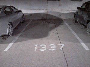 1337 parking space